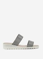 Dorothy Perkins Silver 'fion' Jewelled Comfort Wedge Sandals