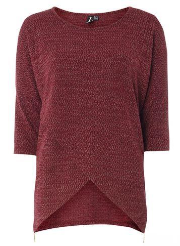 Dorothy Perkins *izabel London Burgundy Top