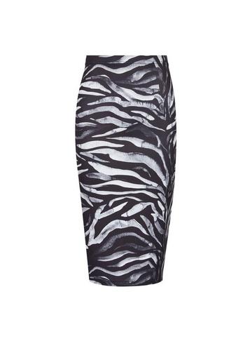 Dorothy Perkins *multi Colour Zebra Print Pencil Skirt