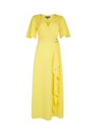 Dorothy Perkins *tall Yellow D-ring Maxi Dress