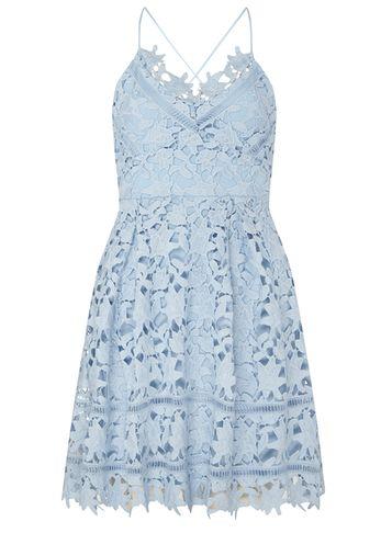 Dorothy Perkins *vila Blue Lace Strap Dress