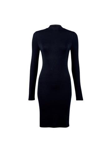 Dorothy Perkins Black Plain Jersey Bodycon Dress