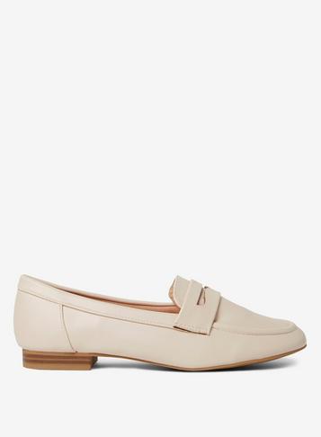 Dorothy Perkins Bone Pu 'layla' Loafers
