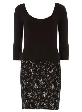 Dorothy Perkins Black Scoop Neck Dress