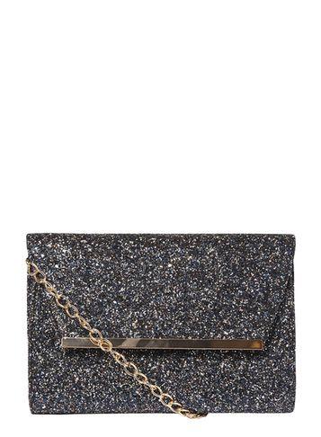 Dorothy Perkins Navy Glitter Magdot Clutch