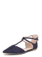 Dorothy Perkins Wide Fit Navy 'hally' Flats