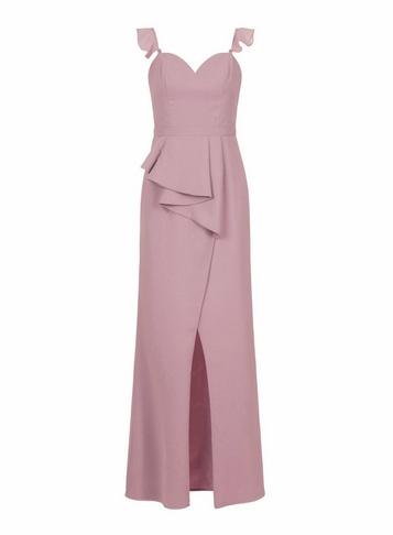 Dorothy Perkins *chi Chi London Strapless Ruffle Maxi Dress