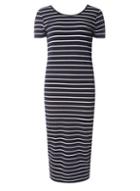 Dorothy Perkins *only Navy Striped Midi Dress