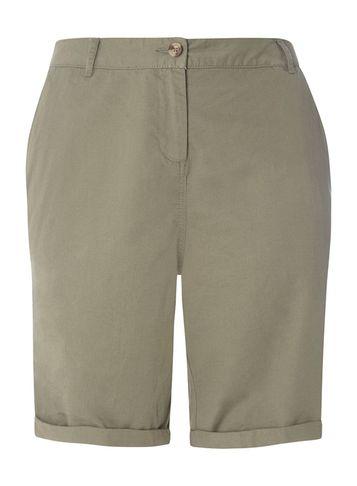 Dorothy Perkins Dp Curve Khaki Chino Shorts