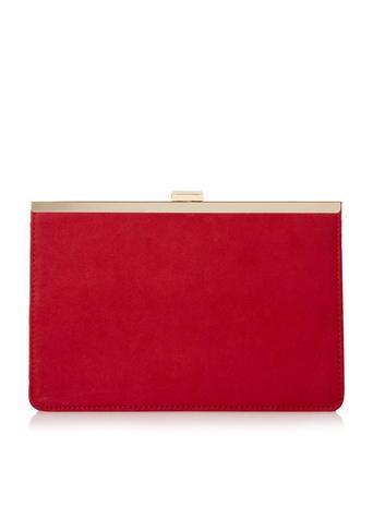 Dorothy Perkins *head Over Heels 'barlie' Red Clutch Bag