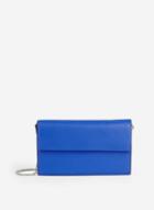 Dorothy Perkins Blue Chain Detail Clutch Bag