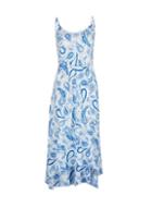 Dorothy Perkins *dp Beach Blue Paisley Print Trapeze Dress