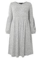 Dorothy Perkins Dp Curve Soft Touch Balloon Sleeve Skater Dress