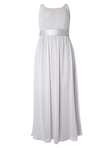 Dorothy Perkins *showcase Curve Dovegrey 'natalie' Maxi Dress