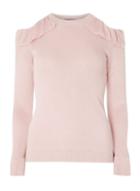 Dorothy Perkins Blush Ruffle Cold Shoulder Jumper