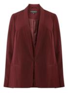 Dorothy Perkins *dp Curve Claret Notch Sleeve Blazer