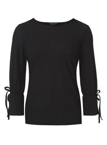 Dorothy Perkins Black Fluted Sleeve Top