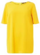 Dorothy Perkins *dp Curve Ochre Short Sleeve Soft T-shirt