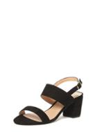 Dorothy Perkins Black 'sally' Two Strap Sandals