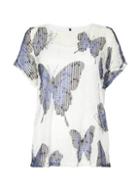 Dorothy Perkins *roman Originals Butterfly Print Jersey Knitted Top