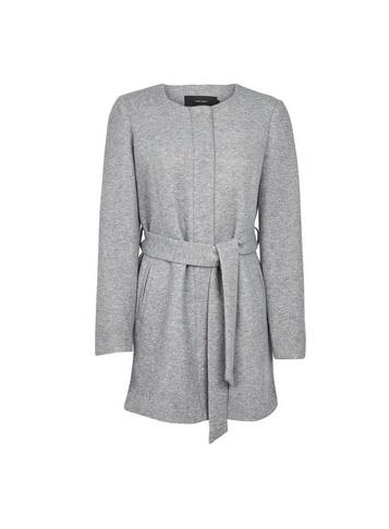 *vero Moda Grey Belted Coat