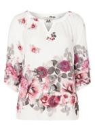 Dorothy Perkins *billie & Blossom Tall Ivory Floral Blouse