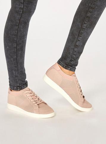 Dorothy Perkins Blush Iva Mesh Trainers