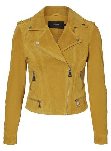 *vero Moda Yellow Suede Jacket
