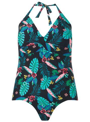 Dorothy Perkins *juna Rose Curve Mutli Coloured Floral Print Swimsuit