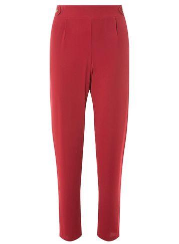 Dorothy Perkins Red Tortoiseshell Button Joggers
