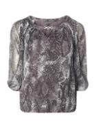 Dorothy Perkins *billie & Blossom Snake Bubble Trim Blouse