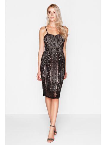 Dorothy Perkins *girls On Film Black Pencil Dress