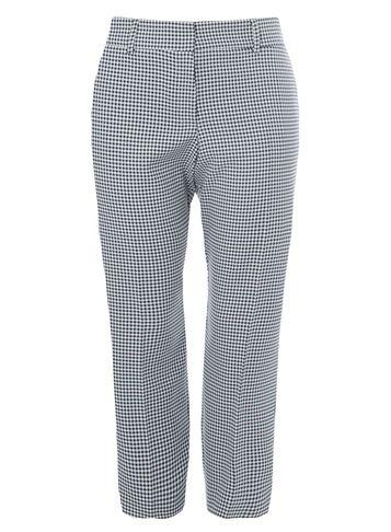 Dorothy Perkins Dp Curve Navy Gingham Ankle Grazer Trousers