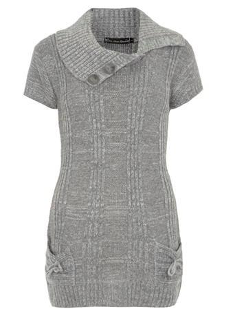 Dorothy Perkins *mela Grey Knitted Dress