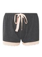 Dorothy Perkins Grey Jersey Lace Mix And Match Shorts