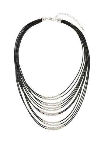 Dorothy Perkins Black Multirow Necklace
