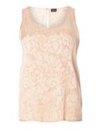 Dorothy Perkins *vila Blush Floral Jaquard Top