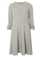 Dorothy Perkins Light Grey Fit And Flare Dress