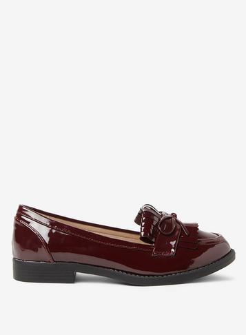 Dorothy Perkins Burgundy Lotta Loafers