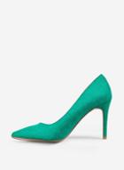 Dorothy Perkins Wide Fit Green Danielle Court Shoes