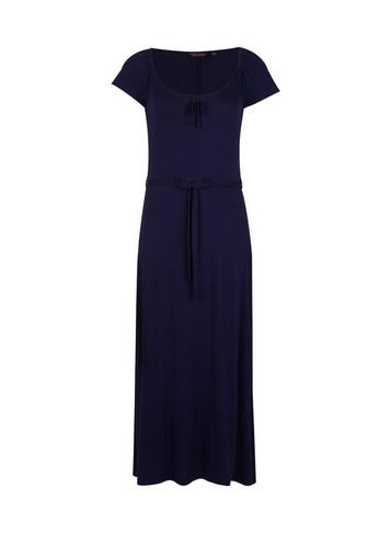 Dorothy Perkins Navy Ankle Grazer Skater Midaxi Dress