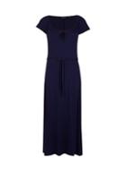 Dorothy Perkins Navy Ankle Grazer Skater Midaxi Dress