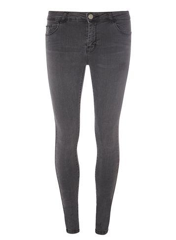 Dorothy Perkins Washed Black 'ashley' Skinny Jeans