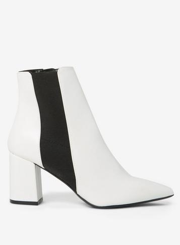 Dorothy Perkins White 'annika' Chelsea Boots