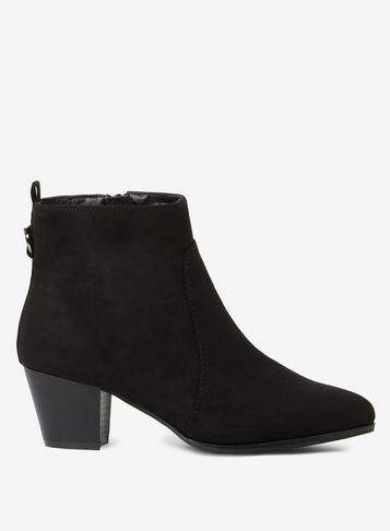 Dorothy Perkins Black Midnight Ring Biker Boots