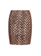 Dorothy Perkins Bronze Diamond Sequin Skirt
