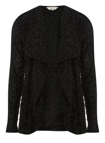Dorothy Perkins *billie & Blossom Tall Black Waterfall Cardigan