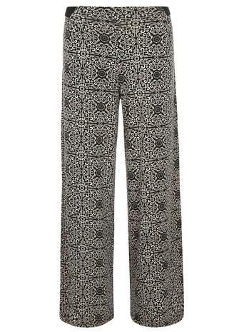 Dorothy Perkins Mono Printed Baroque Palazzo Trousers