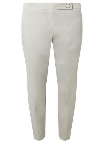 Dorothy Perkins Grey Circle Popper Trousers