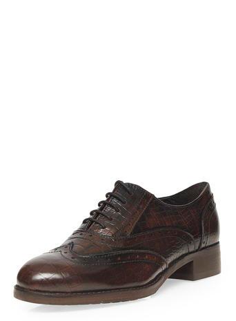 Dorothy Perkins *ravel Brown Leather Brogues